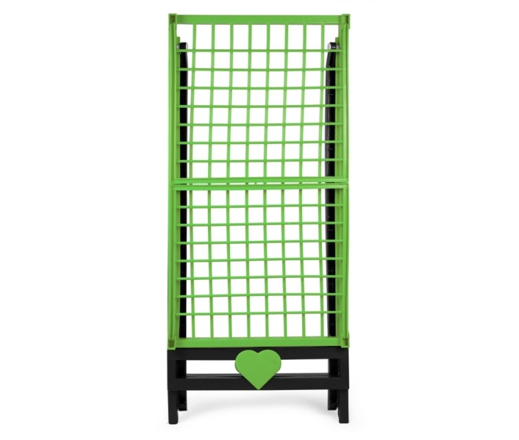 Tumble dryer Love dark grey/lime green 180x56x96cm