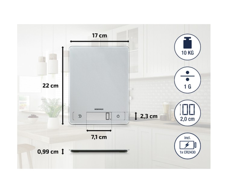 Electronic kitchen scales Page Comfort 300 Slim