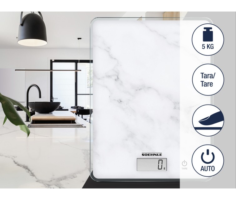 Page Compact 300 Marble electronic kitchen scales