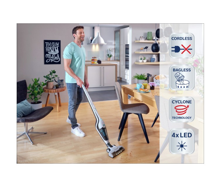 Akumuliatorinis dulkių siurblys LEIFHEIT Rotaro PowerVac 2 in1 16V