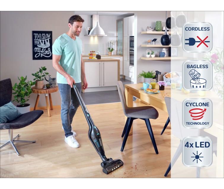 LEIFHEIT Vacuum Cleaner Rotaro PowerVac 2in1 20V