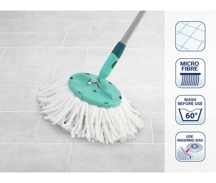 LEIFHEIT Maināmo mopu komplekts 2gab. Clean Twist Disc Mop