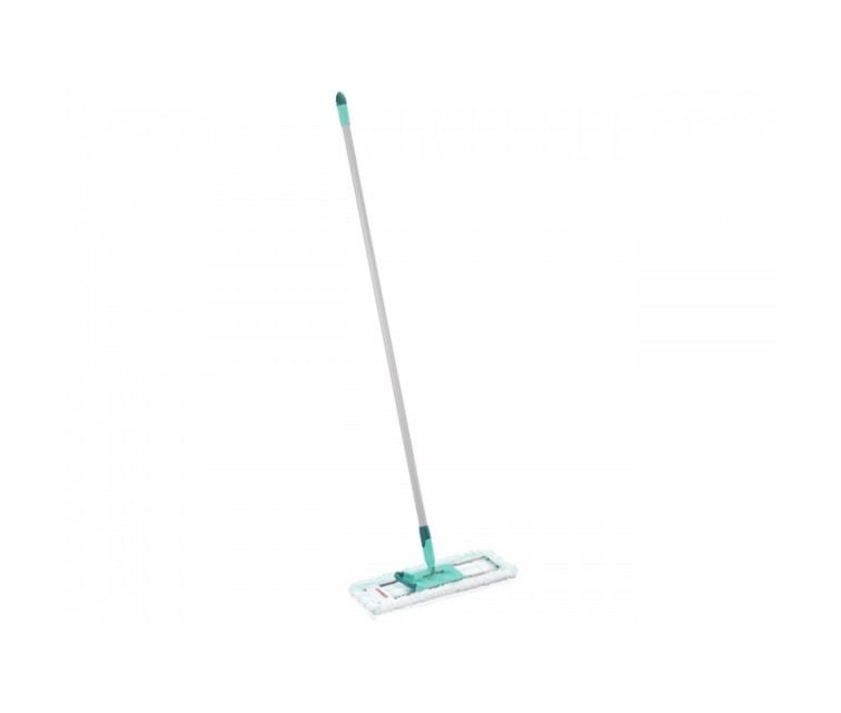 LEIFHEIT Floor Brush with Steel Handle Profi XL micro duo 42cm