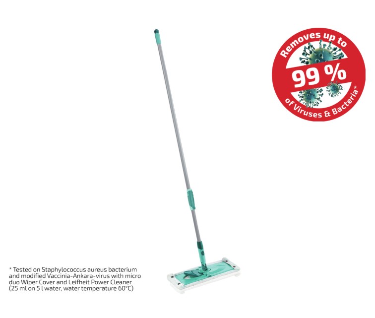 LEIFHEIT Floor Brush with Telescopic Handle Combi M 33cm