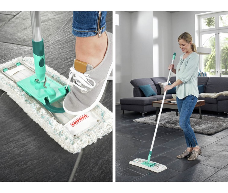 LEIFHEIT Floor Brush with Telescopic Handle Profi XL cotton plus 42cm