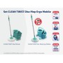 Leifheit grindų valymo rinkinys Clean Twist Disc Mop