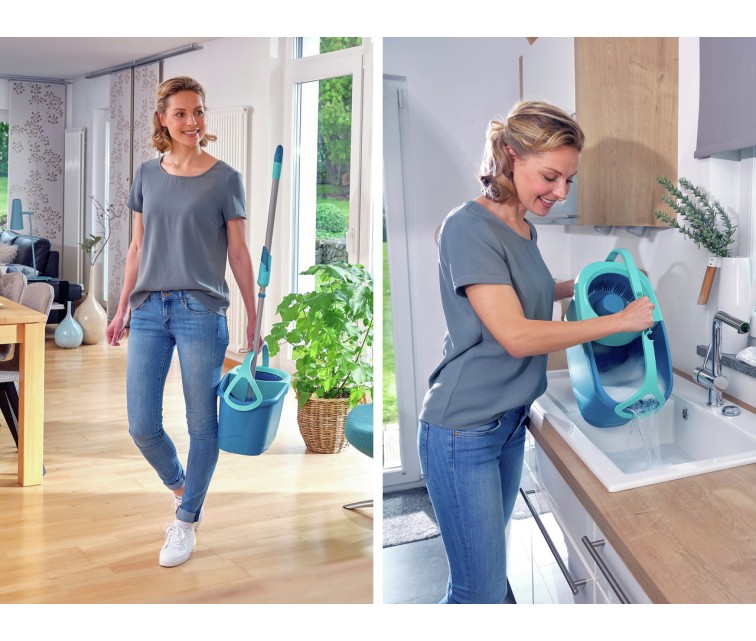 LEIFHEIT Набор для чистки полов Clean Twist Disc Mop Ergo Mobile