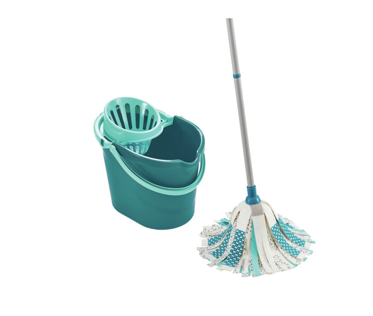 Leifheit Power Mop 3 in 1 põrandapuhastuskomplekt, hall / roheline