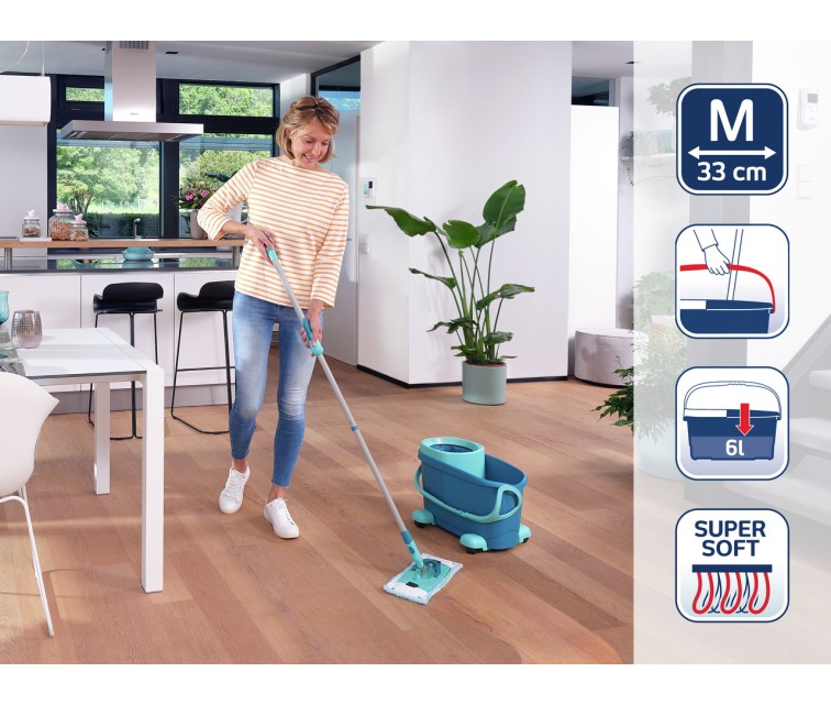 LEIFHEIT Floor Cleaning Set Clean Twist M Ergo Mobile