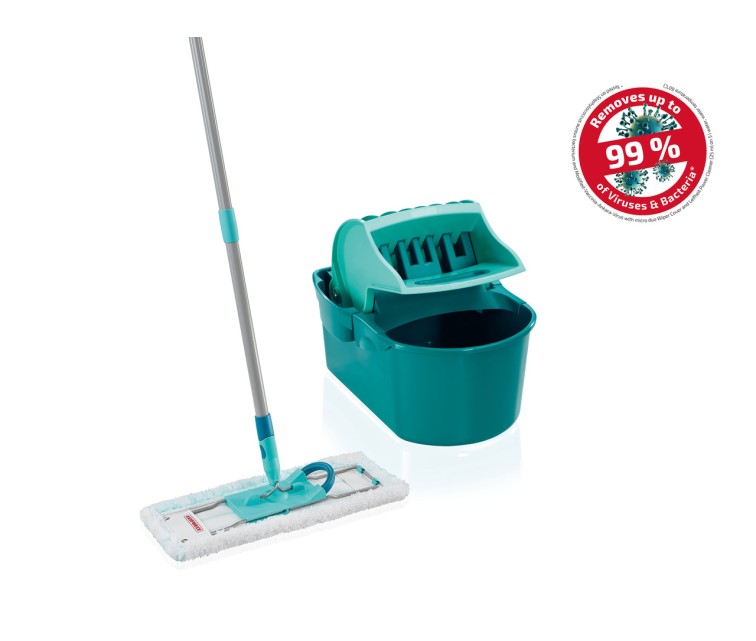 LEIFHEIT Profi Compact Press Floor Cleaning Bucket and Brush