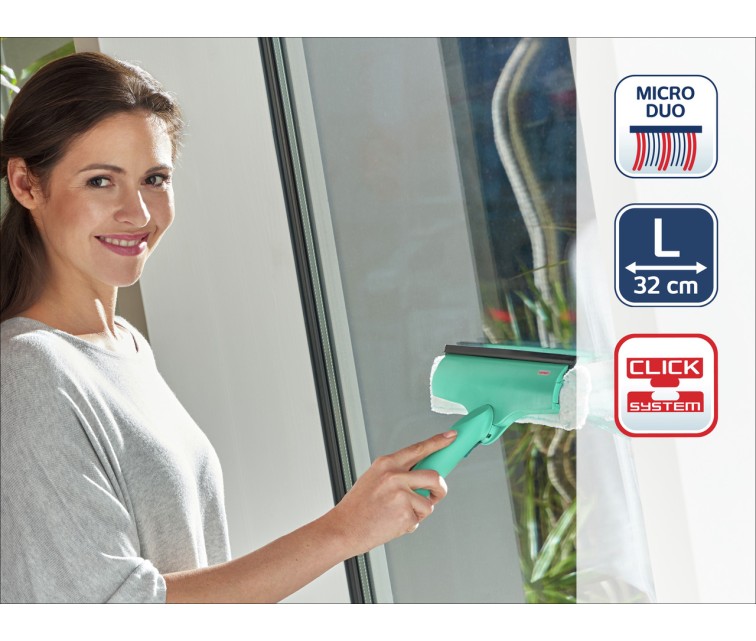 LEIFHEIT Logu birste Window & Frame Cleaner L micro duo