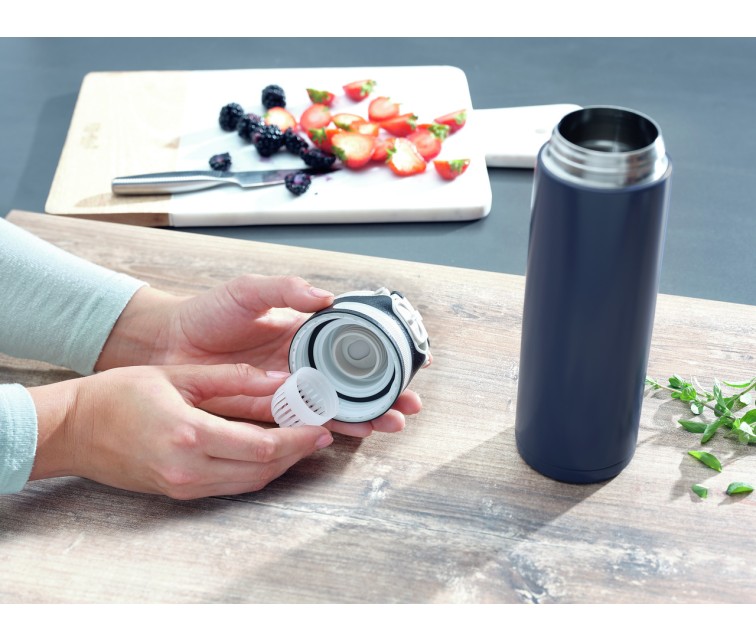 LEIFHEIT Thermos Flip 600ml dark blue