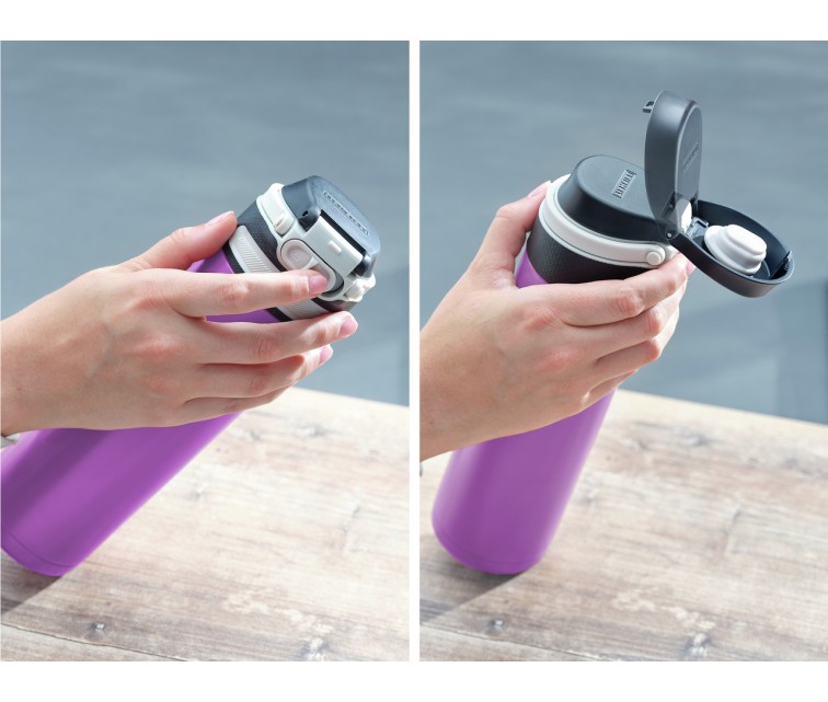 LEIFHEIT Thermos Flip 600ml purple