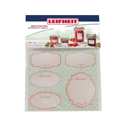 LEIFHEIT Jar decorating sticker set pastel